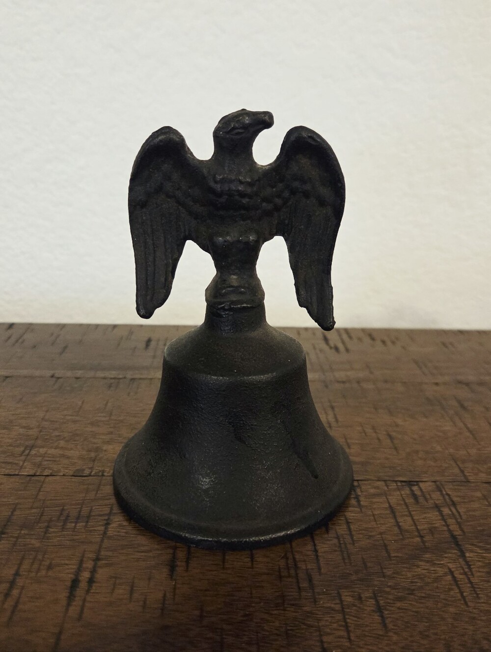 Vintage Cast Iron Eagle Bell Americana Patriotic Trinket Decor